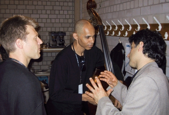 Salzau 2002 with Ira Coleman (b) and John Patitucci (b)